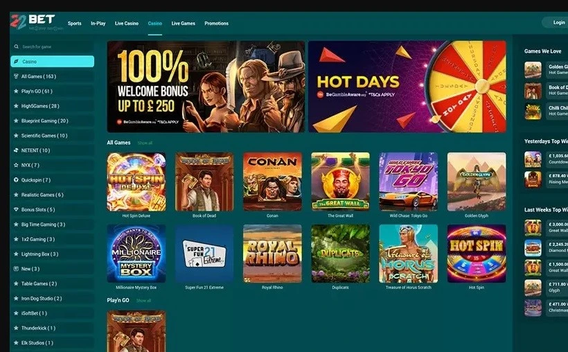 22Bet Casino